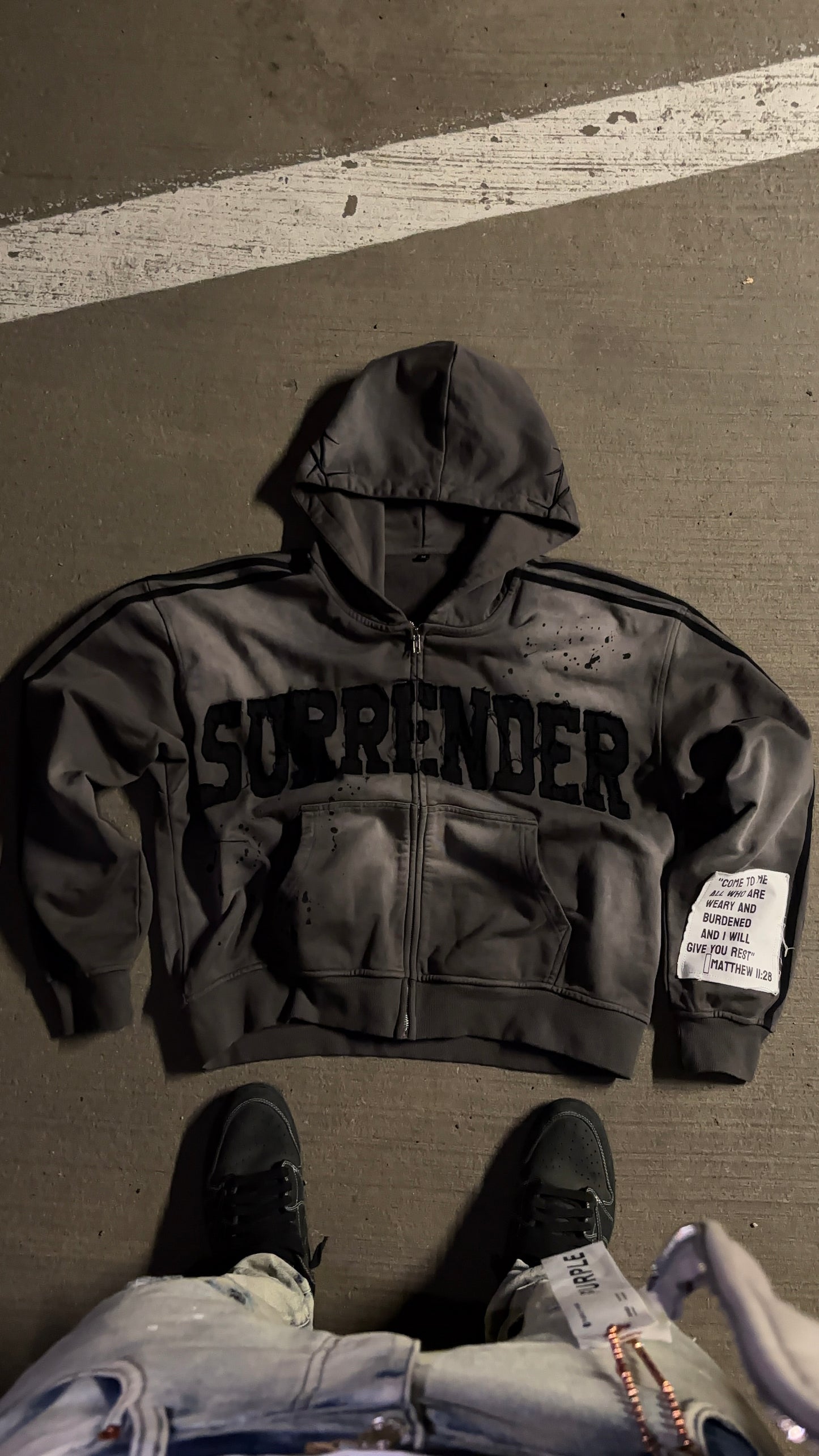Surrender Zip-Up Hoodie